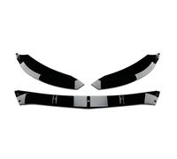 Labbro Paraurti Anteriore Per Mercedes Per Benz C W205 C180 C200 C260 2015-2018 Paraurti anteriore auto spoiler splitter bodykit messa punto esterna Kit spoiler anteriore(Nero lucido)