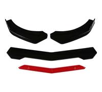 Labbro Paraurti Anteriore Per Panamera 2012-2022 Paraurti Anteriore Auto Labbro Mento Spoiler Splitter Diffusore Kit Corpo Trim Aria Diga Protezione 6 Colori(Red)