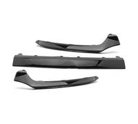 Labbro Paraurti Auto Anteriore Modanatura Cromata Per Paraurti Anteriore Spoiler Splitter Per Benz Classe C W205 2014-2018 C300 C400 C63(3pcs black)