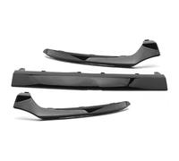 Labbro Paraurti Auto Anteriore Per Benz Classe C W205 2014-2018 C300 C400 C63 Rivestimento Paraurti Anteriore Striscia Cromata Modanatura Labbro Trim Splitter Spoiler Anteriori(3pcs black)