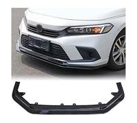 Labbro Paraurti Auto Anteriore Per Civic 2022 2023 11th Paraurti Anteriore Lip Mento Spoiler In Fibra Di Carbonio Look Diffusore Anteriore Diffusore Normal-D Rosso Nero(BGlossyBlack)