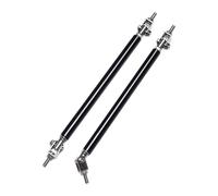 Labbro Paraurti Auto Anteriore Per Dodge Per Caricatore Per SRT Per SXT 2000-2022 2PCS Universale Paraurti Anteriore Lip Splitter Spoiler Puntone Asta Barra Di Supporto(10cm Silver)