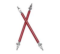 Labbro Paraurti Auto Anteriore Per Dodge Per Caricatore Per SRT Per SXT 2000-2022 2PCS Universale Paraurti Anteriore Lip Splitter Spoiler Puntone Asta Barra Di Supporto(7.5cm Red)