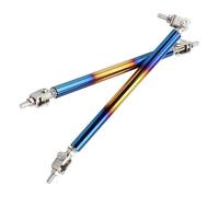 Labbro Paraurti Auto Anteriore Per Mustang GT V8 Per Shelby GT500 GT350 Universale Paraurti Anteriore Lip Splitter Puntone Asta Tie Barra Supporto Auto Spoiler Anteriori 2PCS(15cm Colorful Blue)