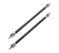 Labbro Paraurti Auto Anteriore Per Mustang GT V8 Per Shelby GT500 GT350 Universale Paraurti Anteriore Lip Splitter Puntone Asta Tie Barra Supporto Auto Spoiler Anteriori 2PCS(20cm Carbon Look)