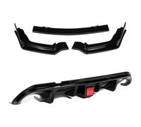 Labbro Paraurti Auto Anteriore Per Q50 Standard/Versione Sportiva 2014-2017 Auto Anteriore + Paraurti Posteriore Labbro Set Diffusore Spoiler Grembiule W Luce Freno(G)