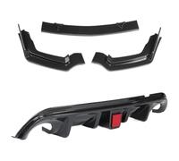 Labbro Paraurti Auto Anteriore Per Q50 Versione Standard 2014-2017 Auto Anteriore + Paraurti Posteriore Labbro Set Diffusore Spoiler Grembiule W Luce Freno Anteriore(F)