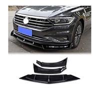 Labbro Paraurti Auto Anteriore Per VW Per MK7 2019-2021 Paraurti Anteriore Labbro Mento Spoiler Fibra Di Carbonio Look Diffusore Anteriore Diffusore Normal-D Nero Rosso(ACarbonFiber)