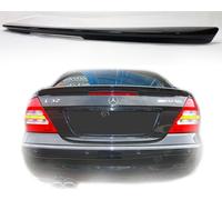 Labbro Posteriore Adatto per Mercedes C W203 - Nero 197,ABS,Materiale,Body Kit