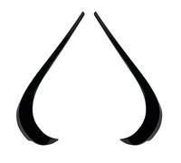 Labbro Spoiler Copertura Trim Wing 2 Pz Nero Auto Paraurti Anteriore Spoiler Lip Splitter Per Mercedes Per Benz Classe GLA GLA220 250 X156 2017 2018 2019