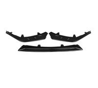 Labbro Spoiler Copertura Trim Wing 3PCS Auto Paraurti Anteriore Lip Spoiler Body Kit Splitter Diffusore Per Toyota Per Corolla SE XSE Sport Modello 2021(Nero lucido)