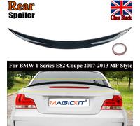 Labbro spoiler per bagagliaio posteriore stile MP per BMW Serie 1 E82 128i 135i Coupe 2007-2013 Ali posteriori posteriori nere lucide Magickit