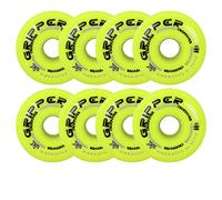 Labeda Ruote da Hockey per Roller Crossover, Medie, 80 A, Giallo, 80 mm, Set da 8