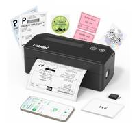 Labeer Stampante termica per etichette Bluetooth, set di spedizione, stampante per etichette wireless 4x6 per piccole imprese, ufficio o casa, compatibile con Windows/Mac/Android/iOS/Amazon/Ebay