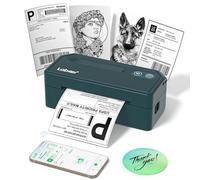 Labeer Stampante termica per etichette Bluetooth, stampante per etichette di spedizione 4x6 per spedizioni, ufficio o casa per piccole imprese, compatibile con telefono, pad e PC, supporta ups/Shopify