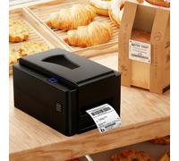 Label Machine, 300 DPI Satin Ribbon Printer for Home & Office | USB & Bluetooth connectivity, app-supported operation, compatible with over 50 languages