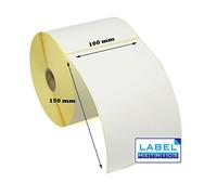 Label Metrics Étiquettes papier thermique direct Blanc 100 x 150 mm Zebra GX420D, GK420T GK420D 1250 étiquettes 5 rouleaux