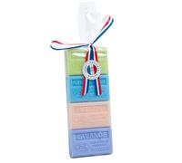 Label Provence Savon de Marseille - Sapone francese a base di latte d'asina biologico fresco - varie fragranze - Confezione regalo da 60 grammi - Set di 4