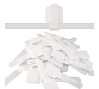 LTC 3120 PRO - Portacavo in velcro, 50 pezzi, bianco