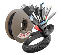 LTC 5110 PRO - Tubo per cavi, 25 m, nero