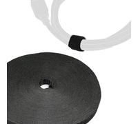 LABEL THE CABLE Roll of Double-Sided Hook and Loop Tape - Cable Ties Roll for Pe