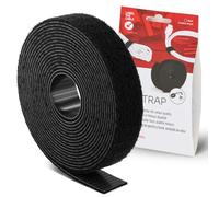 LABEL THE CABLE Roll of Double-Sided Hook and Loop Tape - Cable Ties Roll for Pe