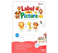 Label the Simple Picture Activity for Early Writing Skills | Ages 3-6: Dysgraphia Workbook: Builds pencil control and early writing skills through picture-labelling activities