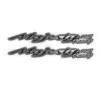 labelbike 2 Adesivi 3D Moto Scritte Compatibile con Yamaha