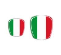 labelbike - 2 Adesivi 3D PERSONALIZZABILI Auto Logo Stemmi Emblemi Anteriore e Posteriore in Resina compatibile con Fiat Punto Evo