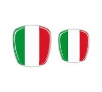 labelbike - 2 Adesivi 3D PERSONALIZZABILI Auto Logo Stemmi Emblemi Anteriore e Posteriore in Resina compatibile con Fiat Bravo