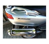 Labelbike - 2 Adesivi In Resina 3d Coppia Scritta Burgman 250-400-650 Per Scooter Suzuki New