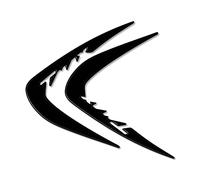 labelbike - 2 Adesivi Stickers 3D per Spigoli T MAX Moto compatibile con YAMAHA TMAX 2001-2007