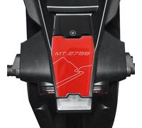 labelbike - Adesivi 3D Moto Codino Decorazioni e Protezioni Posteriore in Resina compatibile con Guzzi Stelvio Duecento Tributo - Colore Nero Rosso