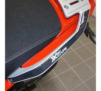 labelbike - Adesivi 3D Moto Maniglie Passeggero Decorazioni e Protezioni in Resina con Licenza Ufficiale Moto Morini X-CAPE 650 2021-2024 - Colore Carbonio Grigio