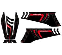 labelbike - Adesivi 3D Moto Paraserbatoio e Serbatoio laterale Protezione e Decorazione in Resina compatibile con HONDA CBR650R