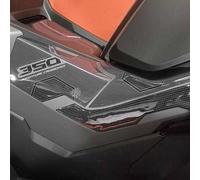 labelbike - Adesivi in Resina Gel 3D Decorazioni e Protezioni Boomerang laterali Moto compatibili con Honda ADV350 2022-2025