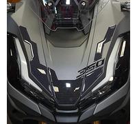 labelbike - Adesivi in Resina Gel 3D Decorazioni e Protezioni Muso Frontale Moto compatibili con Honda ADV350 2022-2025