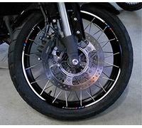 labelbike - Adesivi Strisce Moto Cerchi Ruote Tuning Kit compatibile con BMW GS Adventure da 2014