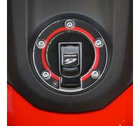 labelbike - Adesivo 3D Moto Tappo Serbatoio Decorazione e Protezione in Resina compatibile con Yamaha Tracer 9 2025 - Colore Rosso