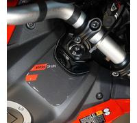 labelbike - Adesivo 3D Moto Zona Chiave Accensione Decorazione e Protezione in Resina compatibile con Yamaha Tracer 9 2025 - Colore Rosso