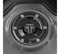 labelbike - Adesivo 3D Protezione e Decorazione Moto Tappo Serbatoio compatibile Triumph Tiger 800 Sport 2025 - Colore Grigio
