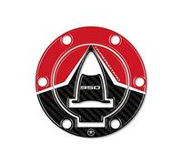 labelbike - Adesivo in Resina 3D Decorazione e Protezione di Moto Tappo Serbatoio compatibile con DUCATI HYPERMOTARD 950 2019-2024