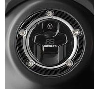 labelbike - Adesivo in resina Gel 3D Protezione tappo serbatoio moto compatibile con Suzuki GSX-8S Grigio