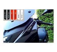 Labelbike - Tappi Specchietti 2 Adesivi Resinati Gel 3d Compatibili Per Scooter Gilera Nexus