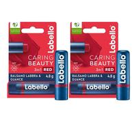 Labello Caring Beauty Lip & Cheek Red SPF30 4.8 g, Burrocacao labbra e