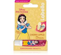 Labello Disney Princess Limited Edition Cherry Shine 4.8 g, Balsamo labbra colorato con design con Biancaneve, Burrocacao bambina 3+ idratante 24h, Burrocacao labbra lip balm con aroma di Ciliegia