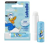 LABELLO Hydro Care Limited Edition Donald Duck (1 x 5,5 ml), stick labbra idratante FPS 15 per bambini, balsamo per labbra nutriente idratazione a lunga durata