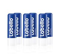 Labello Original - Burrocacao per la cura delle labbra, confezione da 6 (6 x 4,8 g), per labbra naturalmente belle, balsamo per le labbra senza oli minerali, protegge dalla secchezza