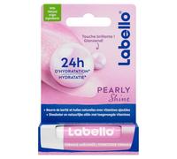 LABELLO Pearly Shine (1 x 5,5 ml), balsamo per labbra arricchito con oli naturali e perle di seta, per la cura delle labbra idratante a lunga durata 24 ore