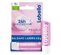Labello Pearly Shine Burrocacao labbra 4.8 g, Balsamo labbra colorato e nutriente con estratti di perla e seta, Lip balm idratante per 24 ore con ingredienti naturali